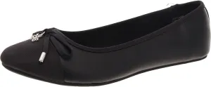Sugar Womens Florah Faux Leather Padded Insole Ballet Flats