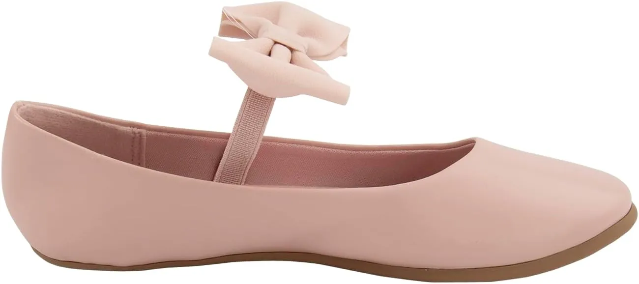 Toddler/Youth Girls Slip-On Cairo Bow Ballet Flat Mary Jane