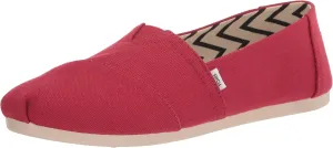 TOMS womens Alpargata Recycled Cotton Canvas