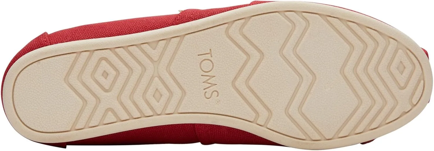 TOMS womens Alpargata Recycled Cotton Canvas