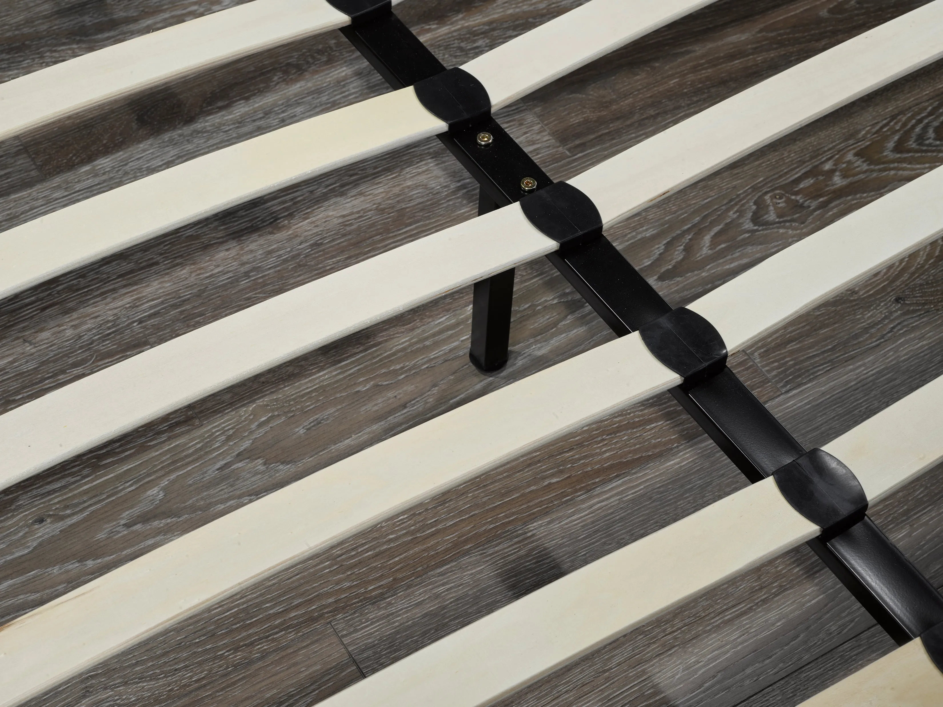 Twin Platform Bed Frame - Grey