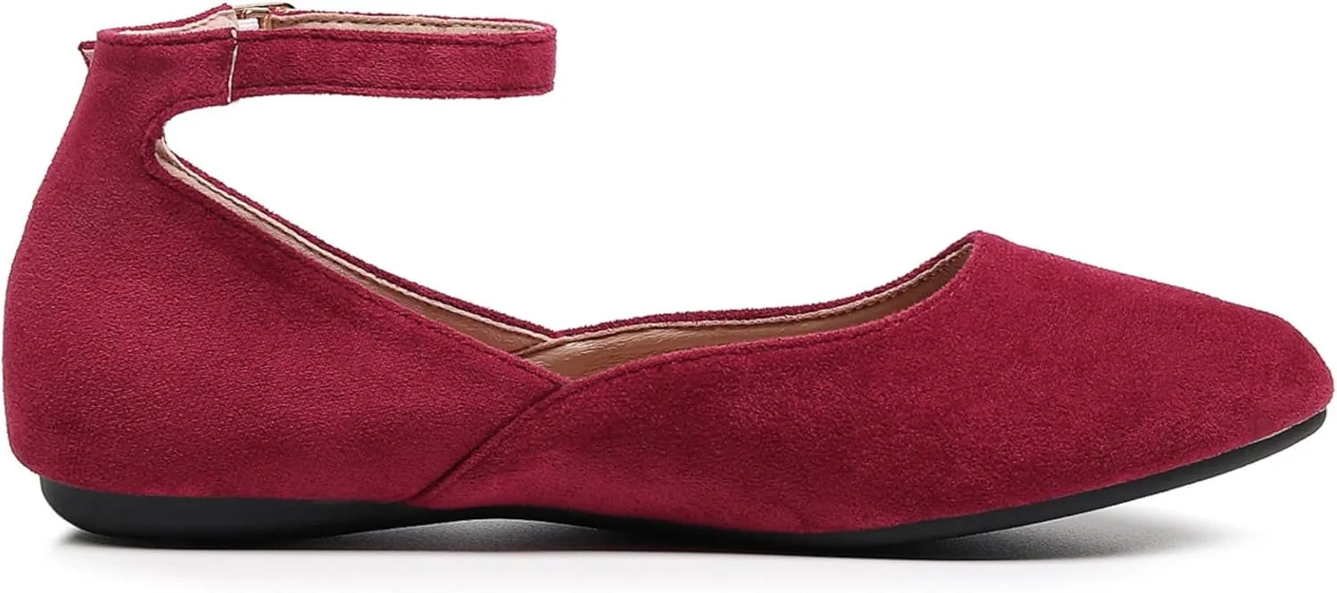 VenusCelia Women's Serenity Strap Flats Shoe