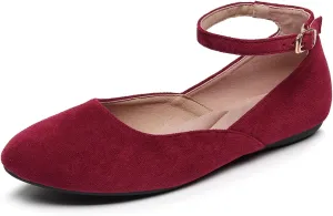 VenusCelia Women's Serenity Strap Flats Shoe