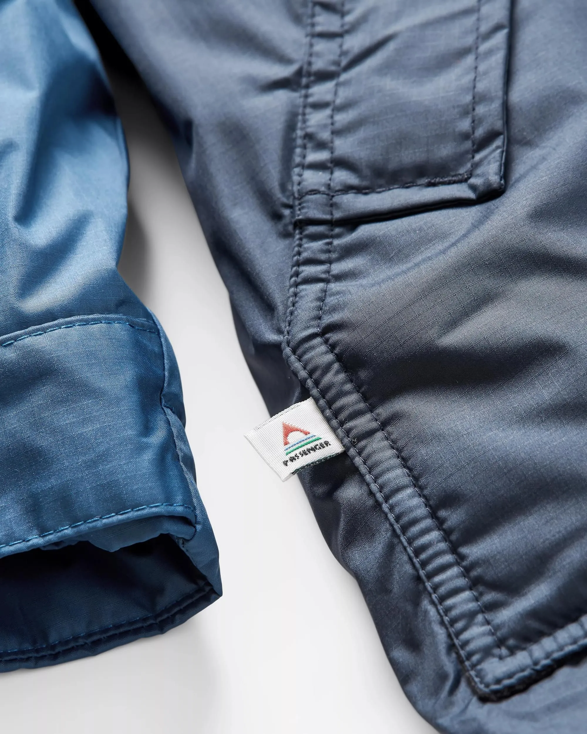 Waves Recycled Sherpa-Lined Changing Robe - Dark Denim/ Deep Navy
