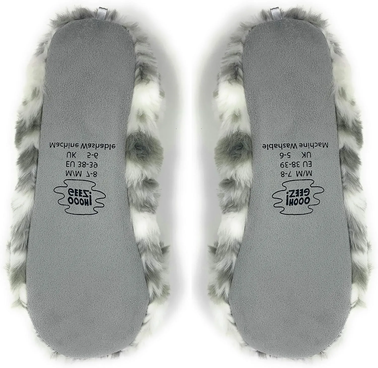Womens Travel Buddy Animail Plush House Slippers, Trip Fuuny Novelty Fuzzy Socks