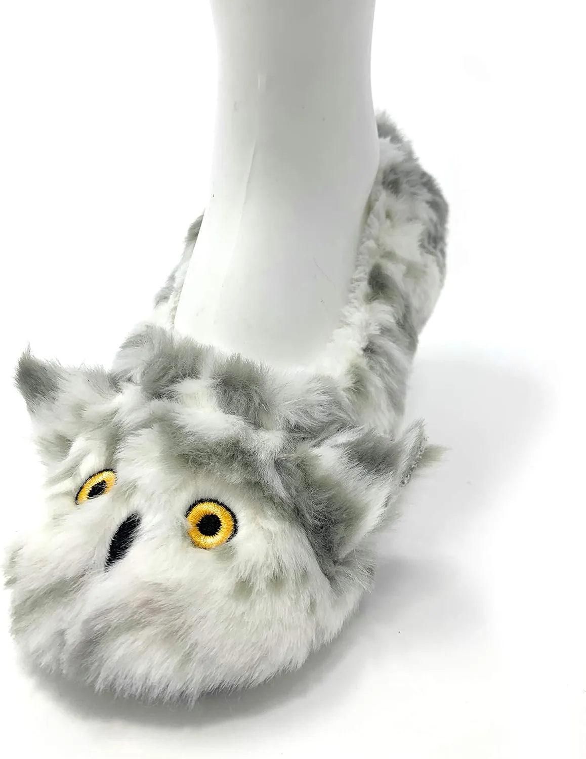 Womens Travel Buddy Animail Plush House Slippers, Trip Fuuny Novelty Fuzzy Socks