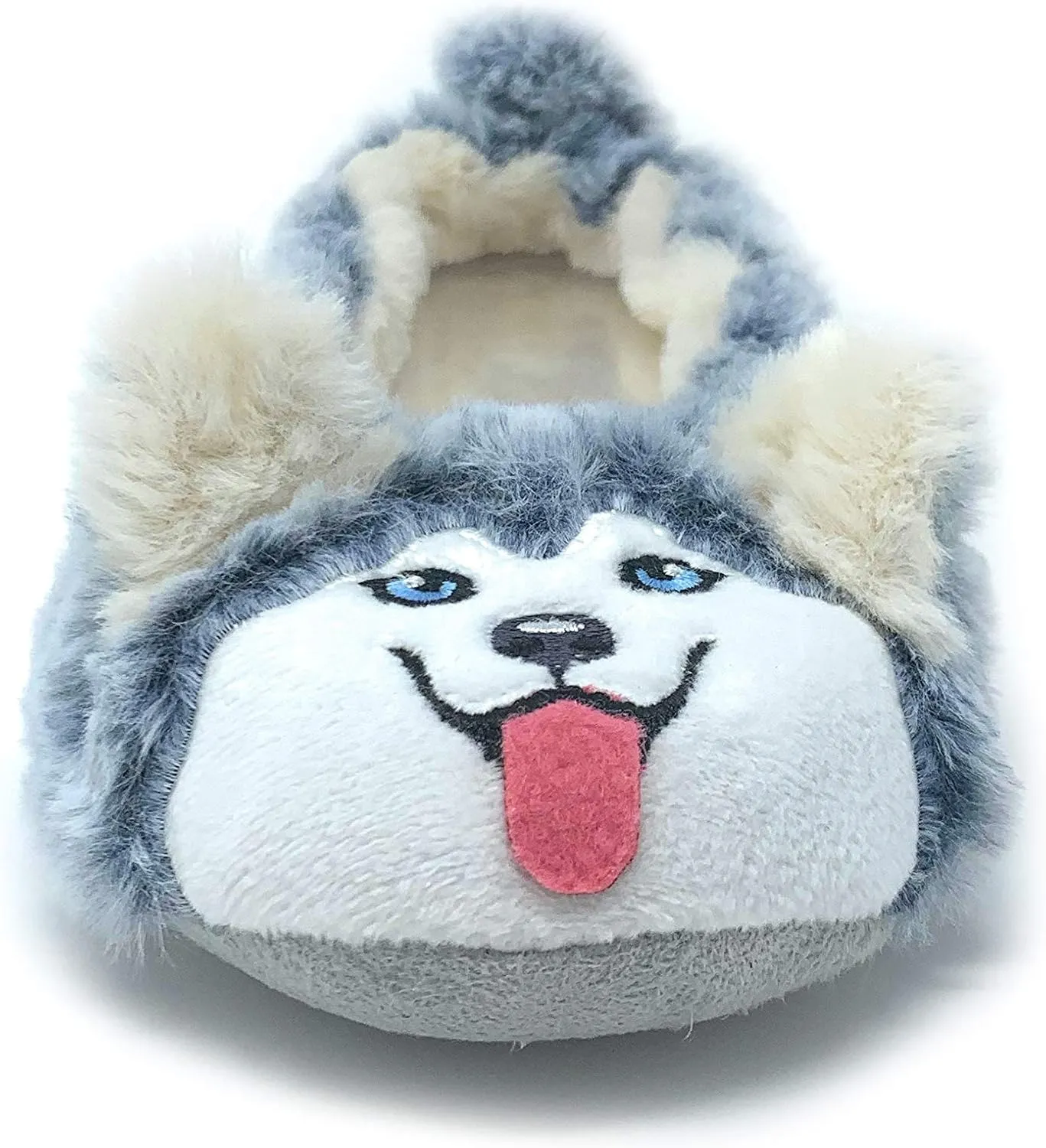 Womens Travel Buddy Animail Plush House Slippers, Trip Fuuny Novelty Fuzzy Socks