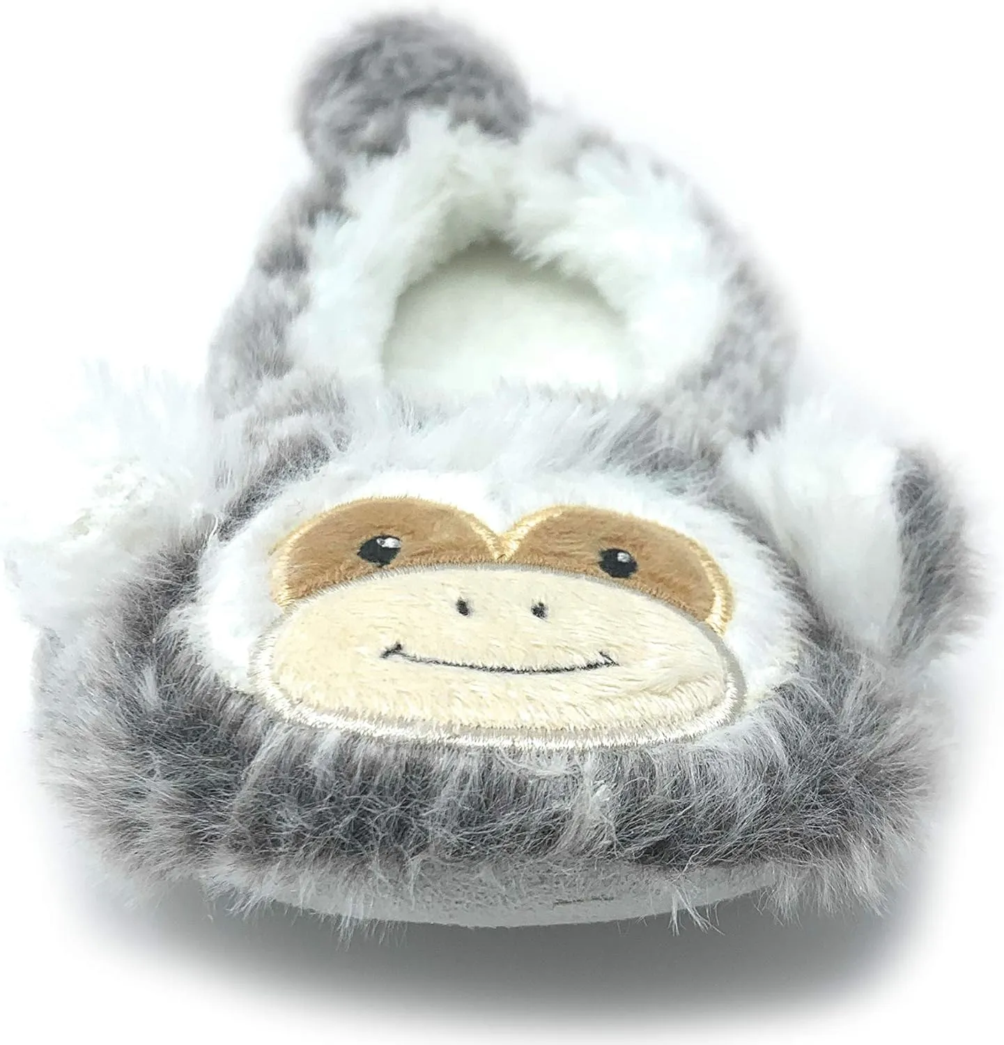 Womens Travel Buddy Animail Plush House Slippers, Trip Fuuny Novelty Fuzzy Socks